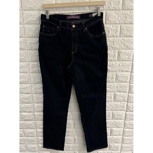 GLORIA VANDERBILT WOMENS JEANS SIZE 6 AMANDA SKINNY‎ DARK WASH